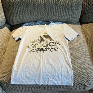 Adidas - New With Tags - Light Blue Mens T Shirt